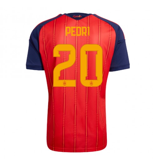 Španělsko Pedri Gonzalez #20 Domácí Dres MS 2026 Krátký Rukáv Španělsko Pedri Gonzalez #20 Domácí Dres MS 2026 Krátký Rukáv